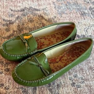 Lands End Patten  Leather Driving Loafer